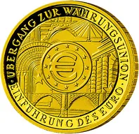 1/2 Unze Goldmünze - 100 Euro Einführung 2002 (A)