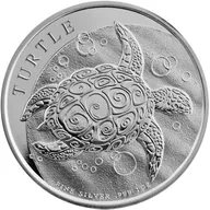1 Unze Silbermünze Niue Schildkröte 2017