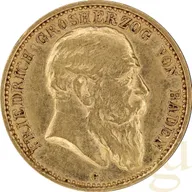 10 Mark Friedrich Grossherzog von Baden J190 (1902-1907)