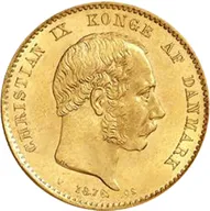 20 Kronen Goldmünze Dänemark Christian IX.