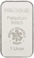 31,1 Gramm Palladiumbarren Heraeus
