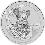 10 Unzen Silbermünze Australien Koala 2015