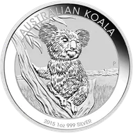 1 Unze Silbermünze Australien Koala 2015