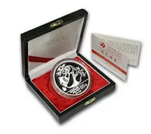 5 Unzen Silbermünze China Panda 2008 proof