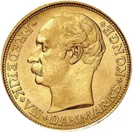 20 Kronen Goldmünze Dänemark Frederik VIII.