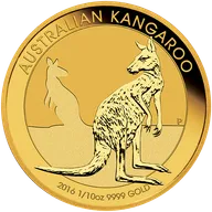 1/10 Unze Goldmünze Australien Känguru 2016
