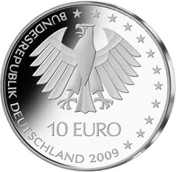 10 Euro Silber Gedenkmünzen 2002-2010 mit 16,65 Gramm Feinsilber