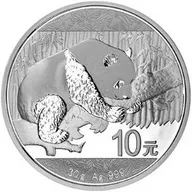 30 Gramm Silbermünze China Panda 2016