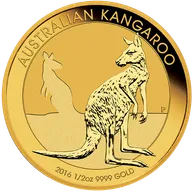 1/2 Unze Goldmünze Australien Känguru 2016