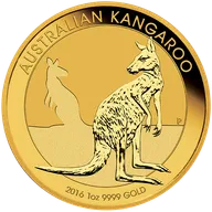 1 Unze Goldmünze Australien Känguru 2016
