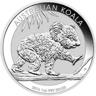 1 Unze Silbermünze Australien Koala 2016