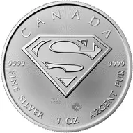 1 Unze Silbermünze Kanada - Superman 2016