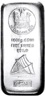 1 Kilogramm Silber Argor Heraeus Fiji Münzbarren