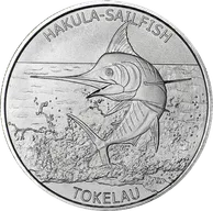 1 Unze Silbermünze Tokelau Hakula Sailfish - Segelfisch 2016