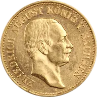 20 Mark Goldmünze Friedrich August von Sachsen