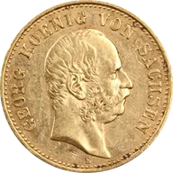 20 Mark Goldmünze Georg von Sachsen