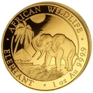 1 Unze Goldmünze Somalia Elefant 2017