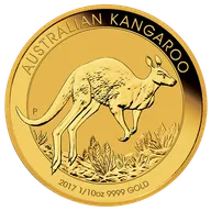 1/10 Unze Goldmünze Australien Känguru 2017