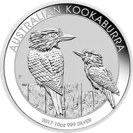 10 Unzen Silbermünze Australien Kookaburra 2017