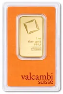 31,1 Gramm Goldbarren Valcambi