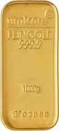 1.000 Gramm Goldbarren Umicore