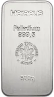 500 Gramm Palladiumbarren Heraeus