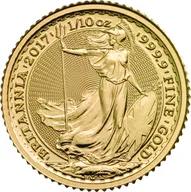 1/10 Unze Goldmünze Britannia