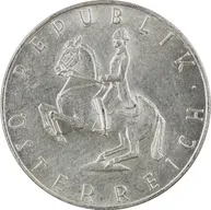 5 Schilling Silbermünze Republik Österreich