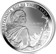 1 Unze Silbermünze Falkland Islands Britannia 2017 - Reverse Proof