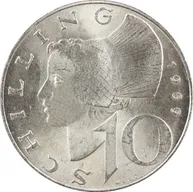 10 Schilling Silbermünze Republik Österreich