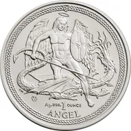 1 Unze Silbermünze Isle of Man Angel 2015