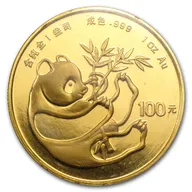 1/10 Unze Gold China Panda 1984