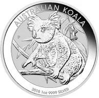 1 Unze Silbermünze Australien Koala 2018