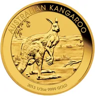 1/2 Unze Goldmünze Australien Känguru 2013