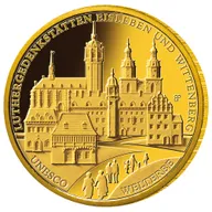1/2 Unze Goldmünze - 100 Euro Wittenberg 2017 (A)