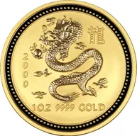 1/10 Unze Goldmünze Australien Lunar I Drache 2000