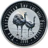 1 Unze Palladiummünze Emu 1998