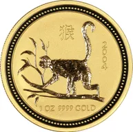 1/10 Unze Goldmünze Australien Lunar I Affe 2004