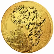 1 Unze Goldmünze Ruanda Schuhschnabel 2019