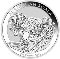 10 Unzen Silbermünze Australien Koala 2014