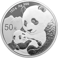 150 Gramm Silbermünze China Panda 2019 proof