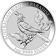 1 Unze Silbermünze Australien Birds of Paradise - Manucodia Paradiesvogel 2019