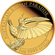 1 Unze Goldmünze Australien Birds of Paradise - Victoria Paradiesvogel 2019 polierte Platte