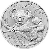 2 Unzen Silbermünze Australien Next Generation - Piedfort Koala 2018