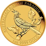 1 Unze Goldmünze Australien Birds of Paradise - Manucodia Paradiesvogel 2019