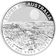 1 Unze Silbermünze Australien Super Pit 2019