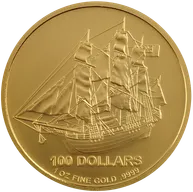 1 Unze Goldmünze Cook Islands Bounty 2009