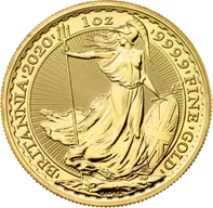 1 Unze Goldmünze Britannia 2020