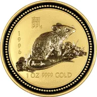 1/10 Unze Goldmünze Australien Lunar I Maus 1996