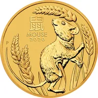 1/10 Unze Goldmünze Australien Lunar III Maus 2020